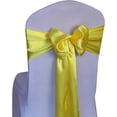 thumbnail image 5 of Satin Chair Sashes Ties - 12 pcs Wedding Banquet Party Event Decoration Chair Bows, 5 of 9