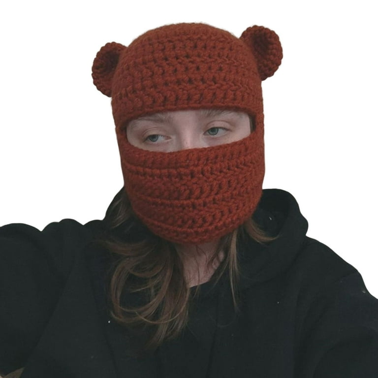Kiskick Bunny Ears Balaclava Hat, Long Bunny Ears