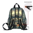 thumbnail image 5 of FORMRS School Backpack with Front Zippered Pocket 12" Student Travel Daypack, Whale and Moon, 5 of 6