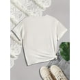 thumbnail image 2 of Women'S Casual Crew Neck T-Shirt with Vibrant Spider Web & "FUN" Print - Soft, Stretchy Fabric, Short Sleeve, Summer Top, Casual Summer Top | Playful Print Top | Comfortable Fit, Ladies, 2 of 6