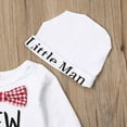 thumbnail image 5 of Newborn Romper New Born Clothing Baby Boy Cotton Romper+Hat Jumpsuit Clothes Long Pants, 5 of 5