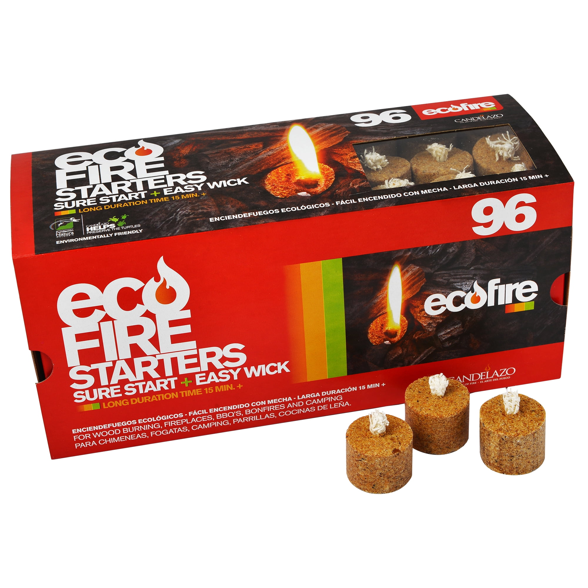 Charcoal top starter cubes