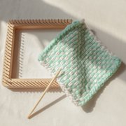 Square Knitting Board Wood Crochet Blocking Board Knitting Blocking Board for Knitting Project Home Decoration
