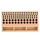 thumbnail image 2 of Portaherramientas Artesanales De Madera ANGGREK estante de Almacenamiento 98 Agujeros Para Perforadoras Artesanales de Cuero Con Herramientas de peinado cepillos, 2 of 7
