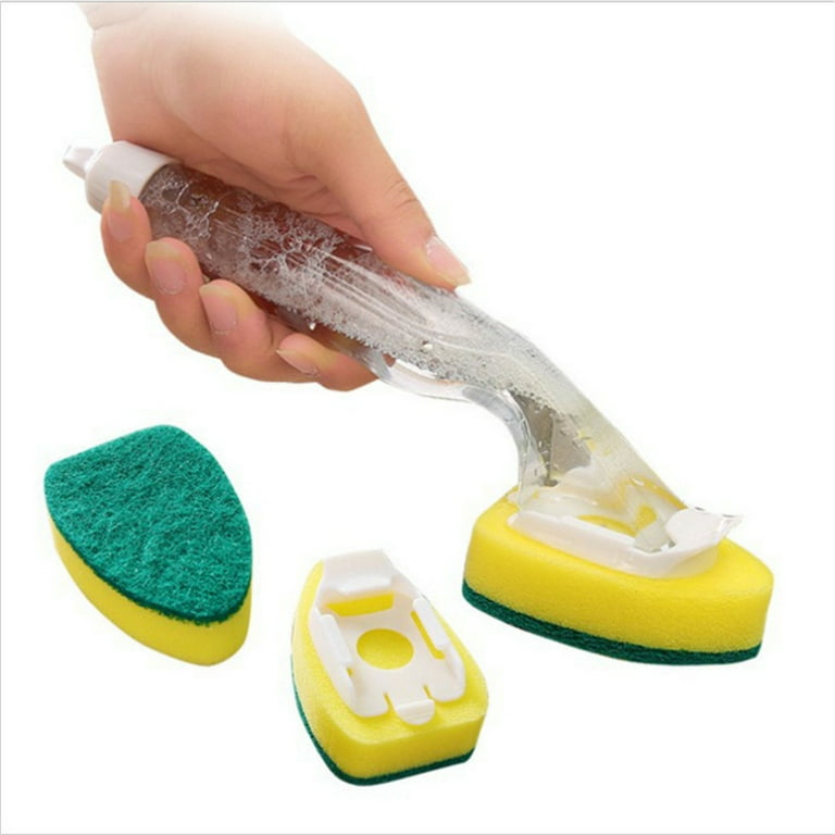 Non-Scratch Soap Dispensing Dish Wand with Refill