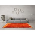 thumbnail image 3 of Ahgly Company Machine Washable Indoor Round Persian Yellow Traditional Area Rugs, 3' Round, 3 of 4