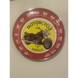 Motor Cycle Sales Harley Davidson Gas and OIL Vintage style Round ...