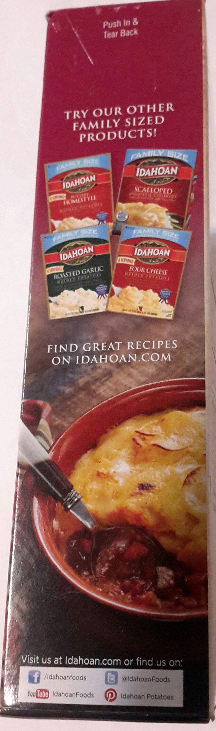 Idahoan, Au Gratin Casserole Family Size (Pack of 4)