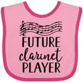thumbnail image 3 of Inktastic Future Clarinet Player Music Boys or Girls Baby Bib, 3 of 4