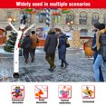 thumbnail image 6 of 6FT Snowman Inflatable Tube Man with Weather-Resistant Blower (5.5'' Diameter) and Built-in LED - Wacky Waving Dancing Guy for Business Advertising Promotion, 6 of 7