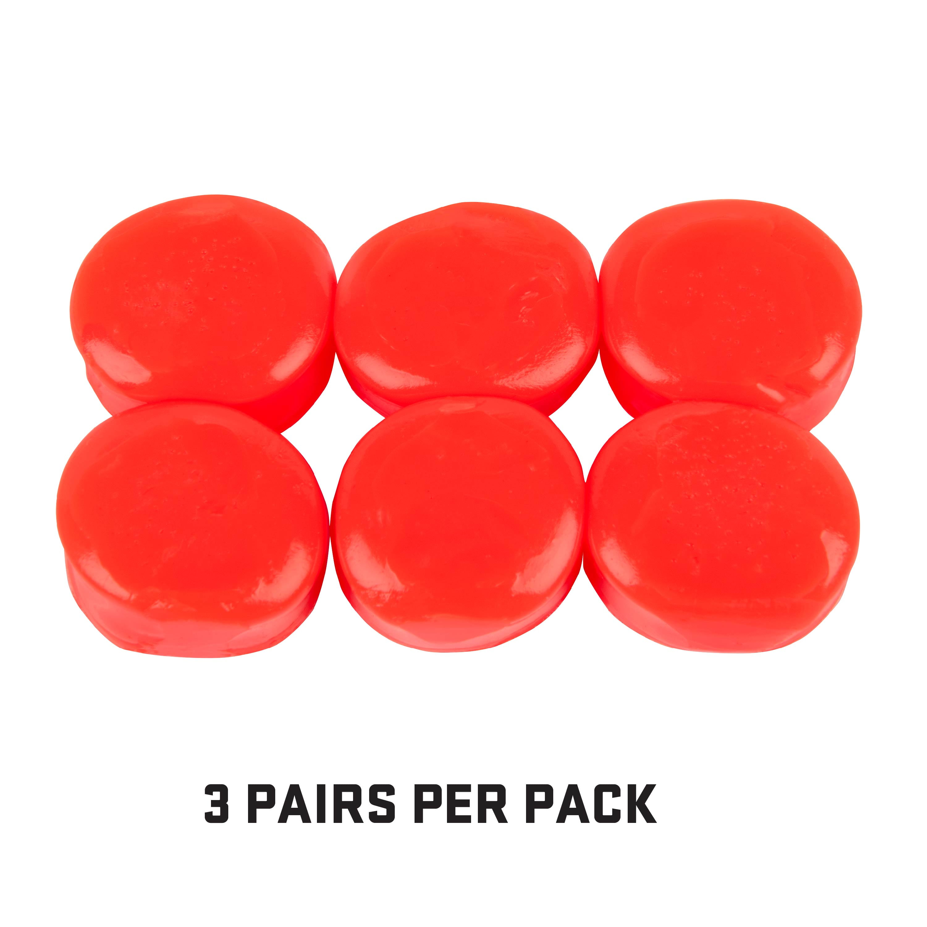 ULTRX™ Silicone Putty Ear Plugs, 3 Pair Value Pack, Orange, Adult, Unisex, 4123