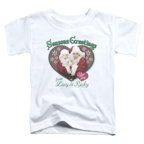 I Love Lucy - Seasons Greetings - Toddler Short Sleeve Shirt - 3T