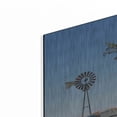 thumbnail image 2 of Luxe Metal Art 'Country Blue' by Lori Deiter, Metal Wall Art, 36"x24", 2 of 9