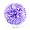 thumbnail image 3 of Hbdhejl 2Pcs Cheerleaders Handheld Color Flower Sports Activities Performance Cheering Supplies Round High Density Color Strip Lightweight Double Finger Ring Buckle Design Anti Slip Off, 3 of 4