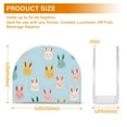 thumbnail image 4 of Yayeee Napkin Holder for Table Kitchen Paper Tissue Organization, Cute Rabbits, 4 of 8
