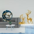 thumbnail image 2 of CoudarTitie Figurine Craft Knick Knack Resin Deer Sculptures for House Decorations Bookshelf Living Room Indoor Desk Countertop Collection, 2 of 8
