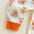 thumbnail image 4 of Sgkm Infant Girl Outfits 4t Girl Easter Clothes Easter Egg Print Sweatshirt and Carrot Sweatpant Toddler Baby Graphic Outfit, 4 of 7