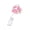 Pink, variant on 10ft Cotton Yarn Ball LED Copper Wire String Lights, Battery Operated Soft Glow Lamp for Birthday Wedding Indoor Space Decor