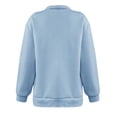 thumbnail image 6 of Women'S Clothing Women's Solid Sweatshirt Women's Half Zip Pocketed Long Sleeve Pullover Hoodie For Sports & Leisure, 6 of 6