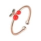 thumbnail image 1 of Jumpingount Anillo abierto Anillos de cereza Estilo elegante Forma de fruta Circlet Accesorio de moda Regalos de joyería para compromiso de boda Ropa, zapatos y accesorios Miscelánea, 1 of 6
