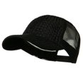 thumbnail image 1 of Straw Trucker Cap - Black OSFM, 1 of 4