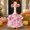 Pink, variant on Halloween Porch Goose Outfit for 23 Inch Decorative Goose Statue, with Matching Hat, Ghost Pumpkin Bat Theme, Yard Garden Decor (Ghost Pumpkin)