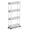 Grey, variant on EASHZMFYTBF 4-Tier Slim Rolling Storage Cart Storage Cart Organizer Rolling Utility Cart, Mobile Shelving Unit Slide Out Storage Shelves for Kitchen Living Room Bathroom Laundry Room,Black