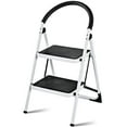 thumbnail image 1 of Patiojoy 2 Steps  Folding Ladder 330Lbs Heavy Duty Stool Portable Lightweight, 1 of 9