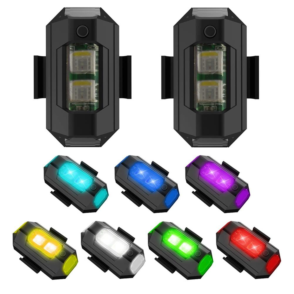 Luz Estroboscópica Para DJI NEO | 4 Luces LED Intermitentes | Vuelo Nocturno Seguro | Fácil Instalación Con Velcro | Ligero (16g) Y Resistente