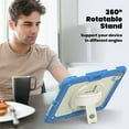 thumbnail image 5 of Junayo for iPad Pro 13 inch Case 2024 M4 Heavy Duty Shockproof Protective Case with Screen Protector Stand and Hand Strap Shoulder Strap Beige Series, 5 of 8