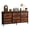 Rust, variant on Dresser, Betcozy Storage Organizer with 7 Drawers for Bedroom, Chest of Drawers with Fabric Bins, Sturdy Metal Frame, Wood Tabletop for Guest Room, Closet, Entryway, Nursery, Gray