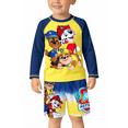 thumbnail image 2 of Nickelodeon Boys Swim Set - Paw Patrol Teenage Mutant Ninja Turtle UPF50+ Rash Guard & Swim Trunks 2 Piece, 2 of 7