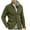 Army Green, variant on Mens Sweater Blazer Knitted Cardigan Sweater Sport Coat Casual Warm Stand Collar Chunky Button Wool Suit Jacket (Purple,XXXXL）