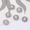 thumbnail image 4 of 10Pcs Rhinestone Alloy Crystal Decoration Bling Embellishments Flatback Buttons for DIY Craft Scrapbooking Headband Decoration ,, 4 of 8