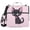 Lovely Cat Wear Bow Tie, variant on 3 Ring Zipper Binder with Shoulder Strap Waterproof Trapper Keeper 2 Inch D-Ring 500 Sheets Capacity Tree and Moon