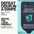 thumbnail image 6 of Pacifica Coconut Underarm Deodorant Odor Neutralizing Wipes 10 Count, 6 of 9