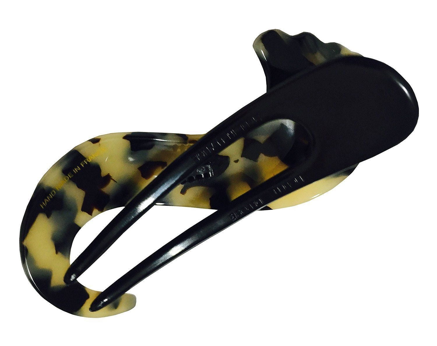 French Amie Crochet White Tokyo Medium Handmade Side Beak Claw