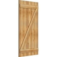 thumbnail image 2 of 26 7/8"W X 53"H Timbercraft Five 5 3/8" Boards Joined Board-N-Batten Shutters W/Z-Bar, Rough Sawn Western Red Cedar (Per Pair), 2 of 13
