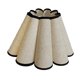 thumbnail image 5 of Pantalla de lámpara en forma de pétalo, decoración de pantalla de araña, cubierta de lámpara de mesa de tela de estilo rústico Beige, 5 of 9