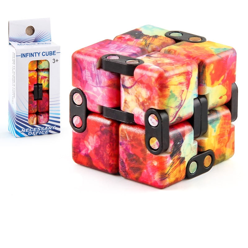 Cylindrical Cube Toy Creative Intellectual Decompression Toys Twist Puzzle Toy 