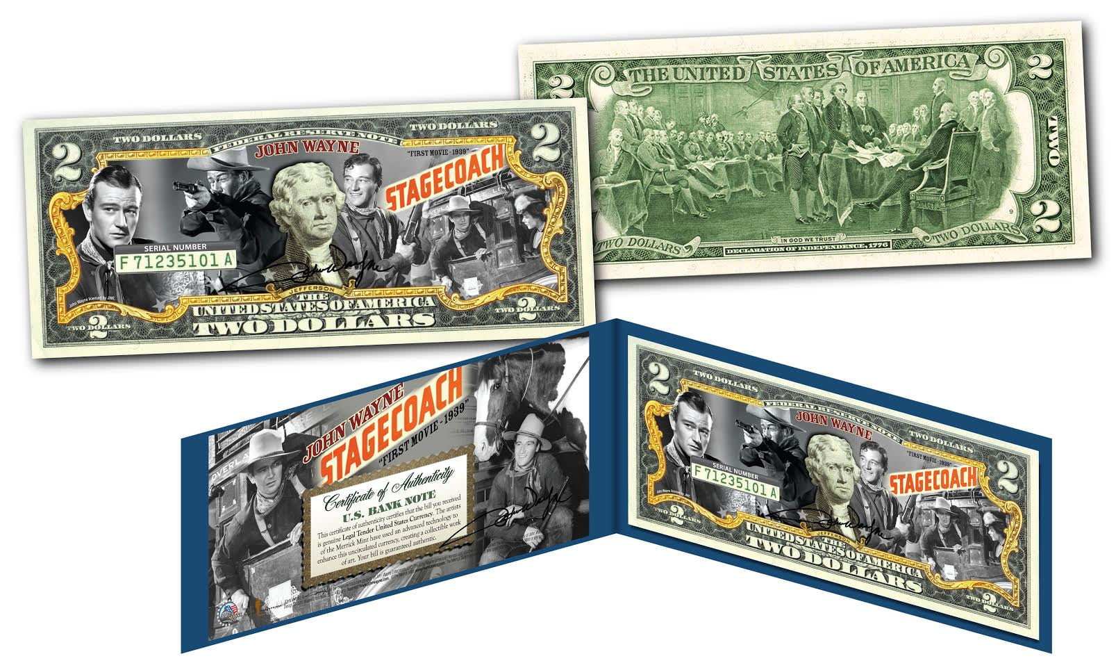 $2 Bill Details about   LIVING PRESIDENTS & FIRST LADIES Historical Genuine Legal Tender U.S 