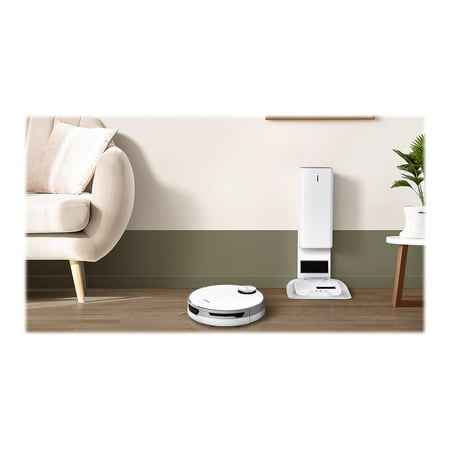 Samsung - Jet Bot+ Robot Vacuum with Clean Station - White