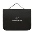 thumbnail image 2 of PONPRNGY Travel Toiletry Bag for Women Men - Portable Hanging Organizer Makeup Bag for Cosmetic, Shampoo, Conditioner, Brushes Set, Cosmetic, Travel Accessories Essentials, 2 of 6
