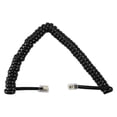 thumbnail image 4 of 9.3" Black RJ9 Telephone Phone Modem Coil Line Cord Cable, 4 of 5