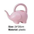 thumbnail image 4 of SPRING PARK Plastic Watering Can Small Lightweight Elephant Shape Cute Indoor Outdoor Garden Plants, Kids Toy Watering Can, 4 of 4
