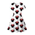 thumbnail image 1 of 2022 vestido informal de verano para niñas, ropa con estampado de dibujos animados de Mickey Minnie Mouse, ropa para niños pequeños, linda princesa, trajes diarios zhangmengya unisex, 1 of 2