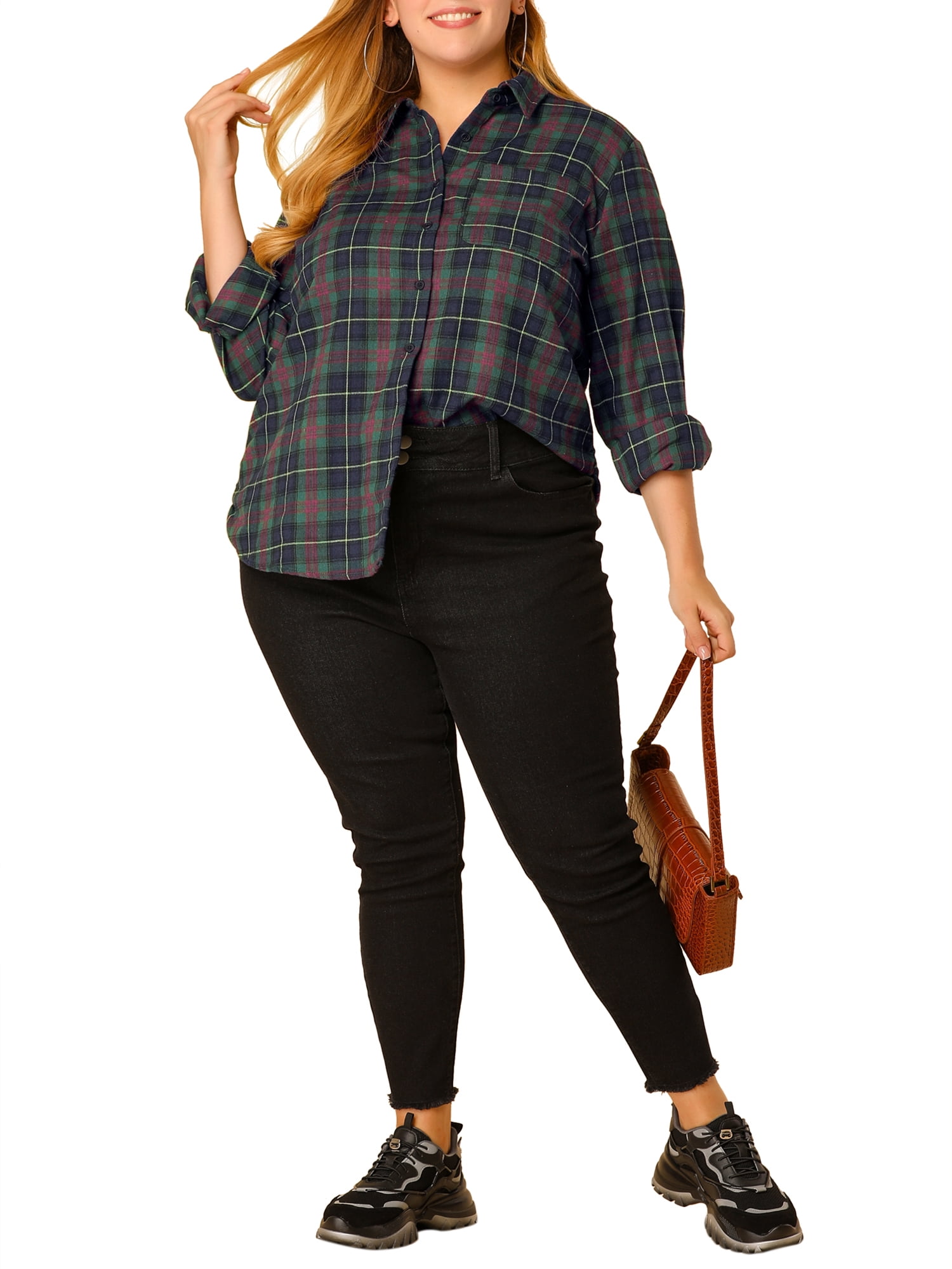 plus size work shirts