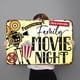 thumbnail image 2 of Placa Metal Vintage Noche Película Pintura Hierro Rectangular Arte La Pared Decor40x30cm, 2 of 9