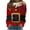 Red, variant on Ltctricy Women Christmas Sweatshirt Plus Size Cute Crewneck Pullover Top Oversized Casual Long Sleeve Vacation Shirts