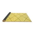 thumbnail image 2 of Ahgly Company Indoor Rectangle Solid Yellow Modern Area Rugs, 8' x 12', 2 of 4